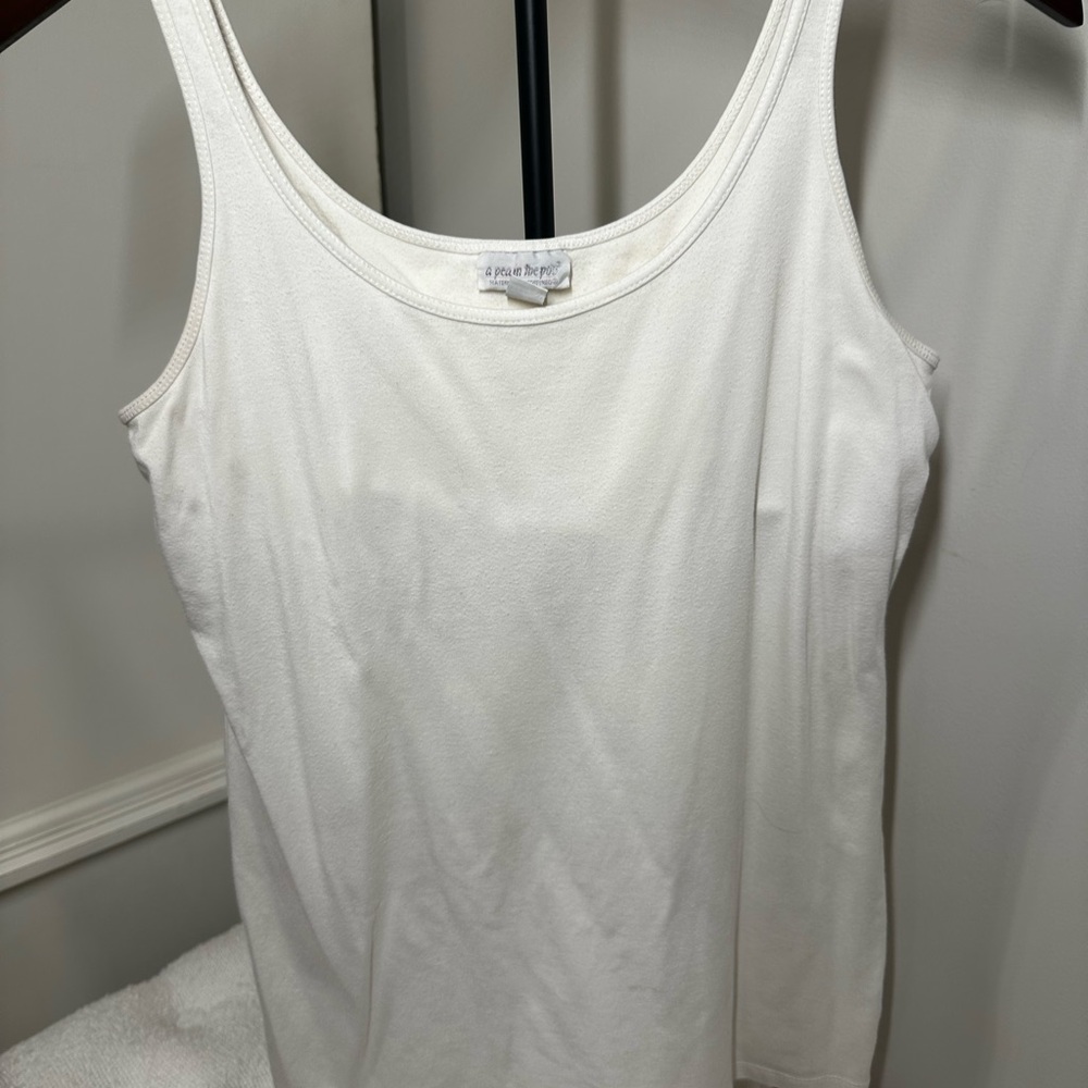 A Pea in the Pod White Maternity Camisole